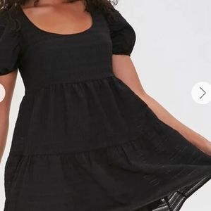 Black woven women's dress size medium